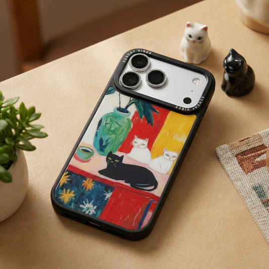 Feline Artistry iPhone Case