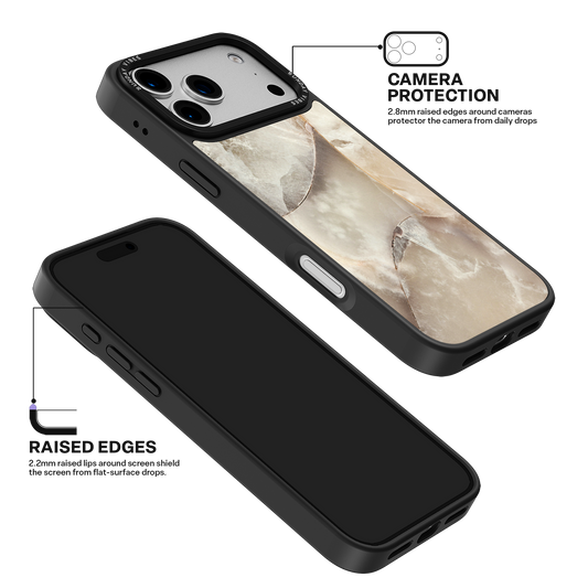Alabaster Whirl iPhone Case