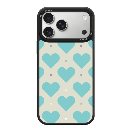 Heart Grid iPhone Case
