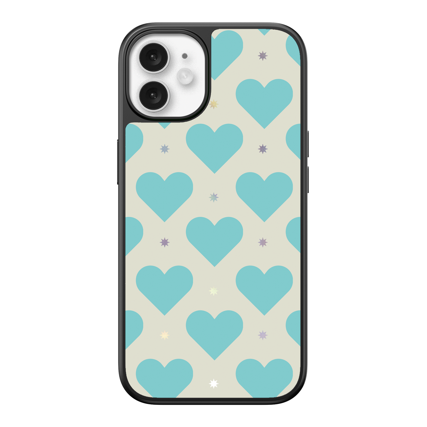 Heart Grid iPhone Case