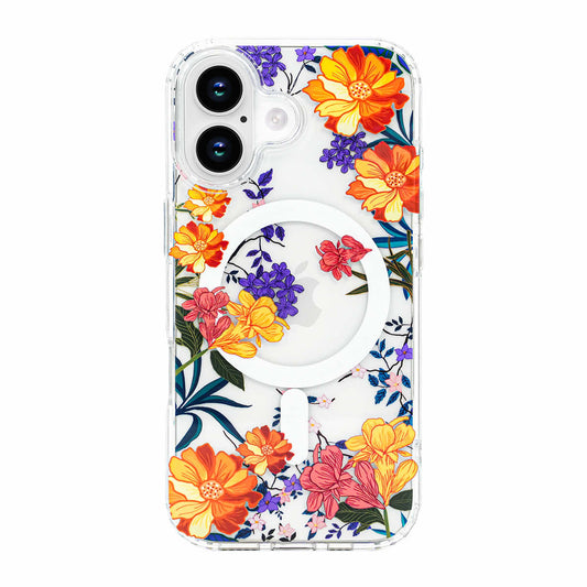 Vibrant Floral MagSafe iPhone Case