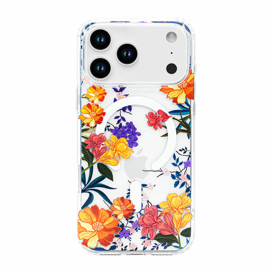 Vibrant Floral MagSafe iPhone Case