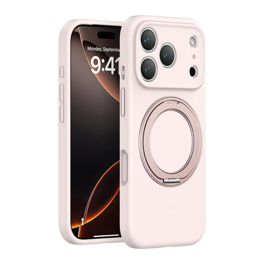360 Ring Stand Liquid Silicone iPhone Case