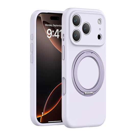 360 Ring Stand Liquid Silicone iPhone Case
