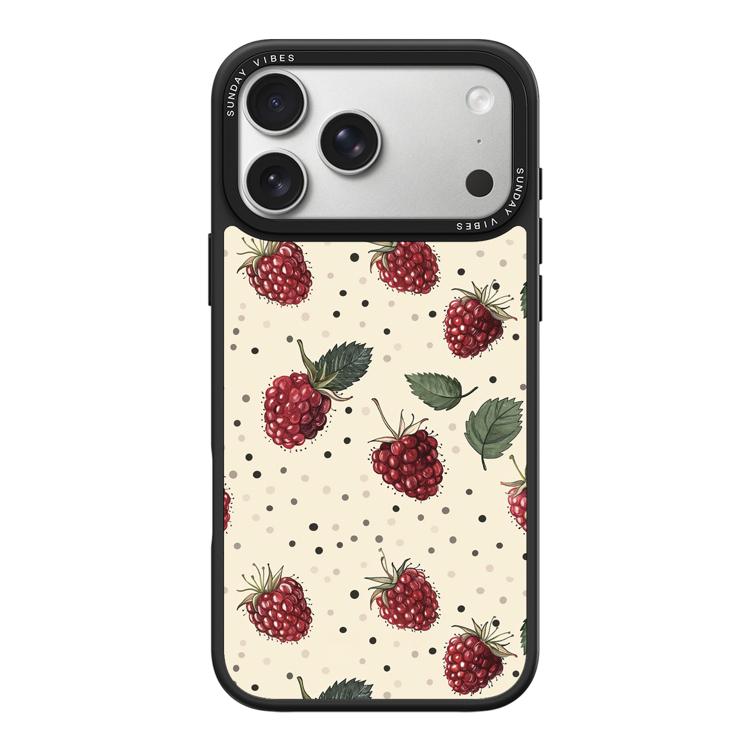 Raspberry Delight iPhone Case