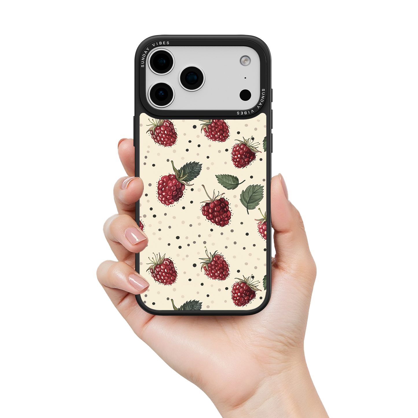 Raspberry Delight iPhone Case
