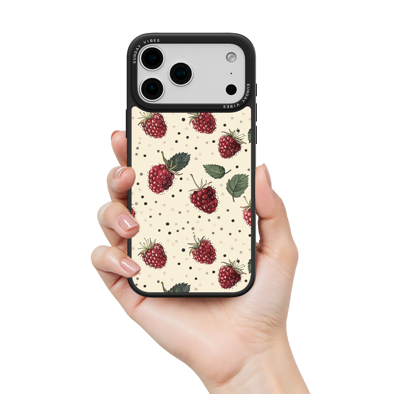 Raspberry Delight iPhone Case