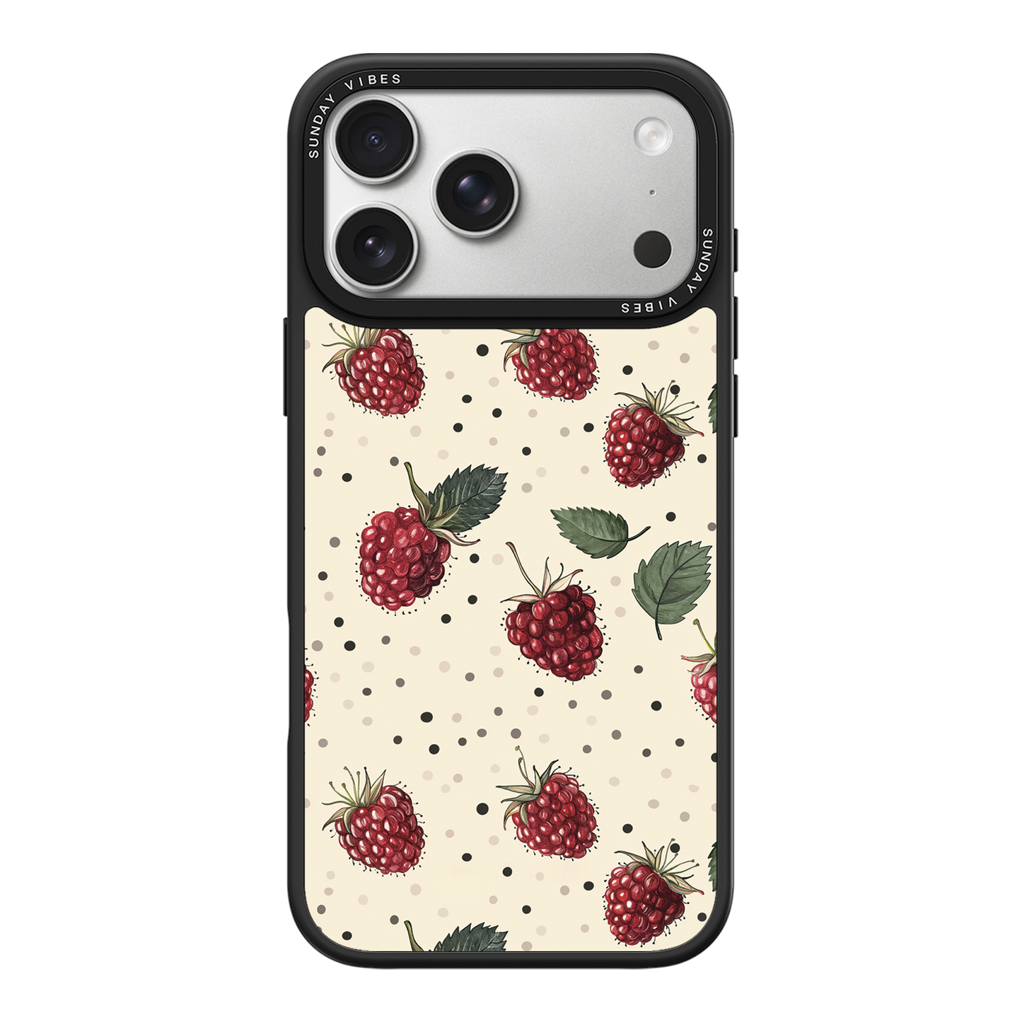 Raspberry Delight iPhone Case