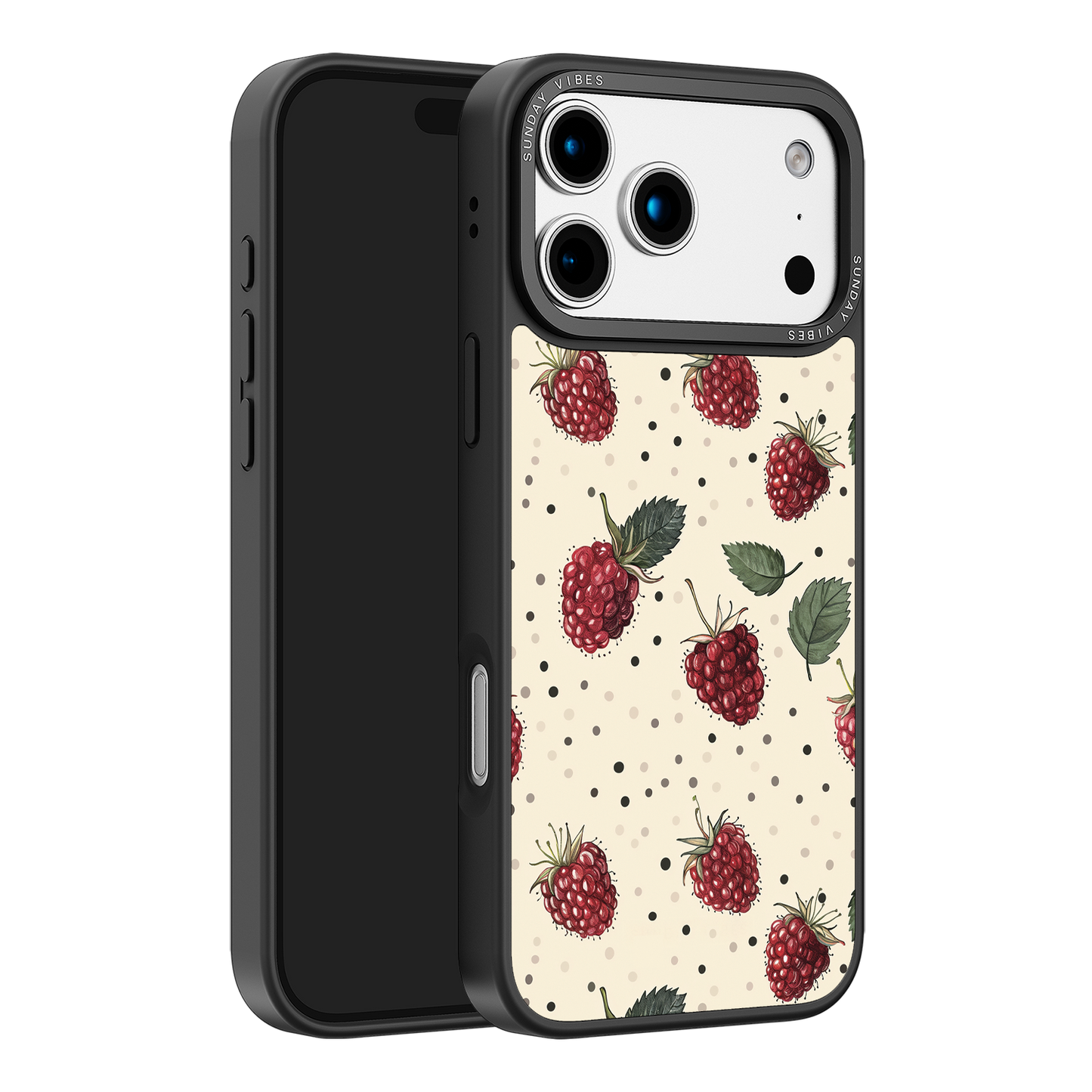 Raspberry Delight iPhone Case