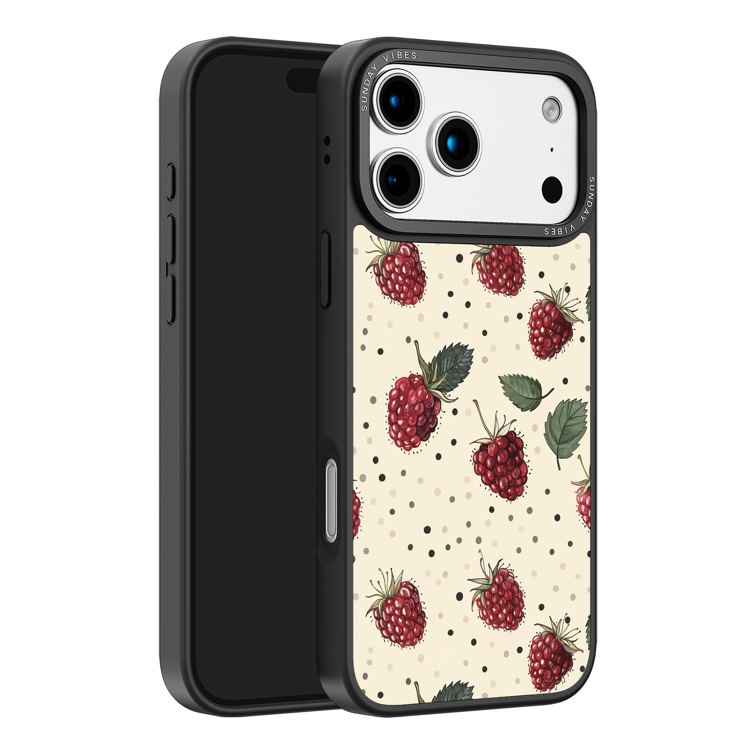 Raspberry Delight iPhone Case