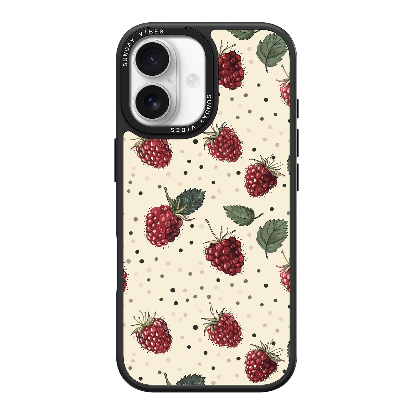 Raspberry Delight iPhone Case