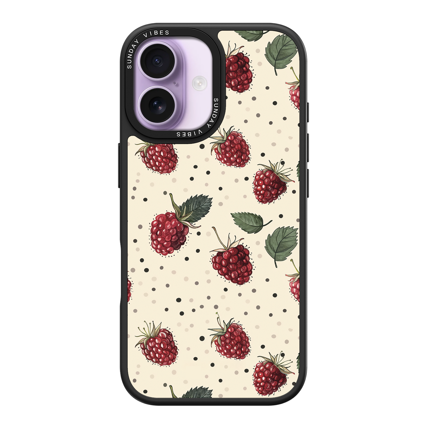 Raspberry Delight iPhone Case