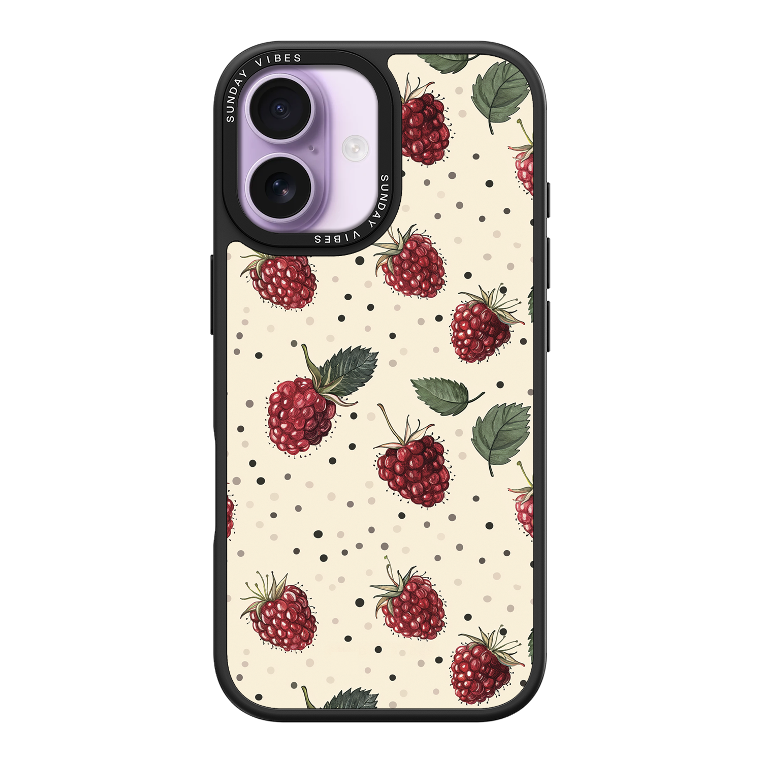Raspberry Delight iPhone Case