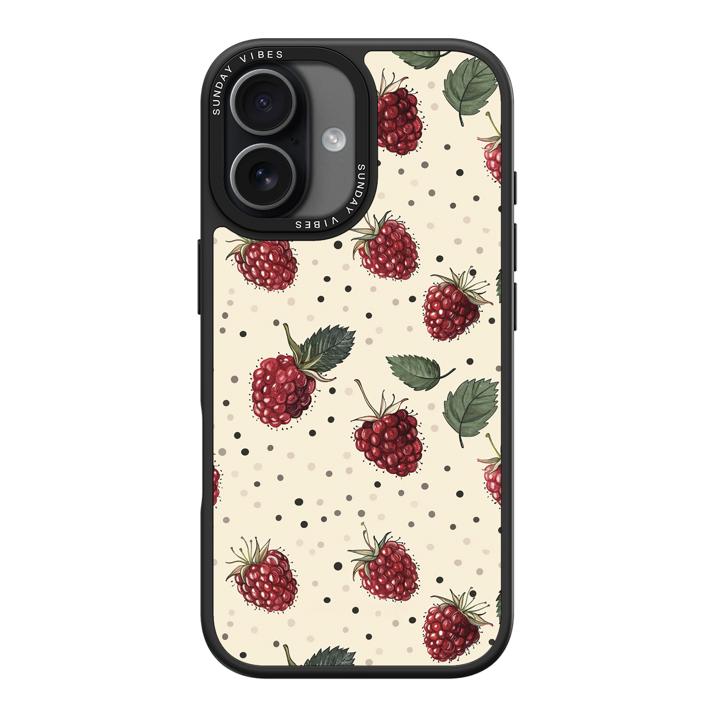 Raspberry Delight iPhone Case