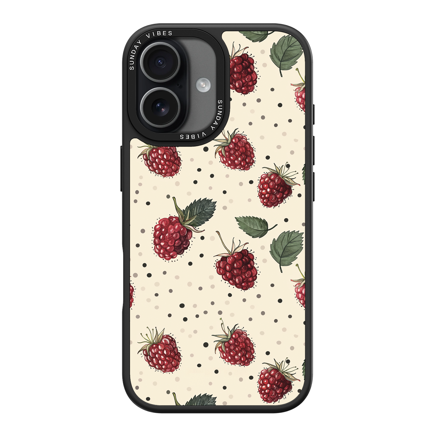 Raspberry Delight iPhone Case