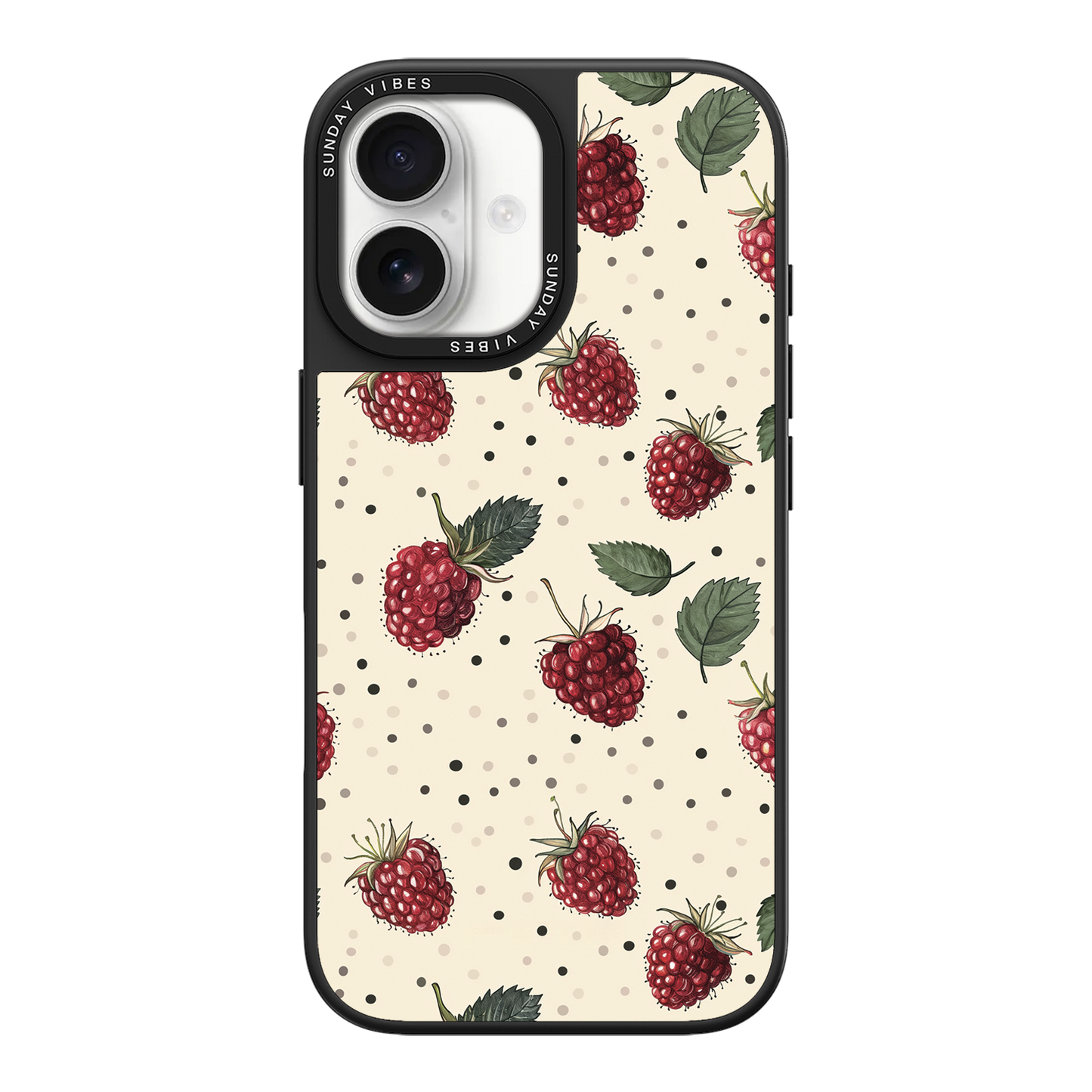 Raspberry Delight iPhone Case