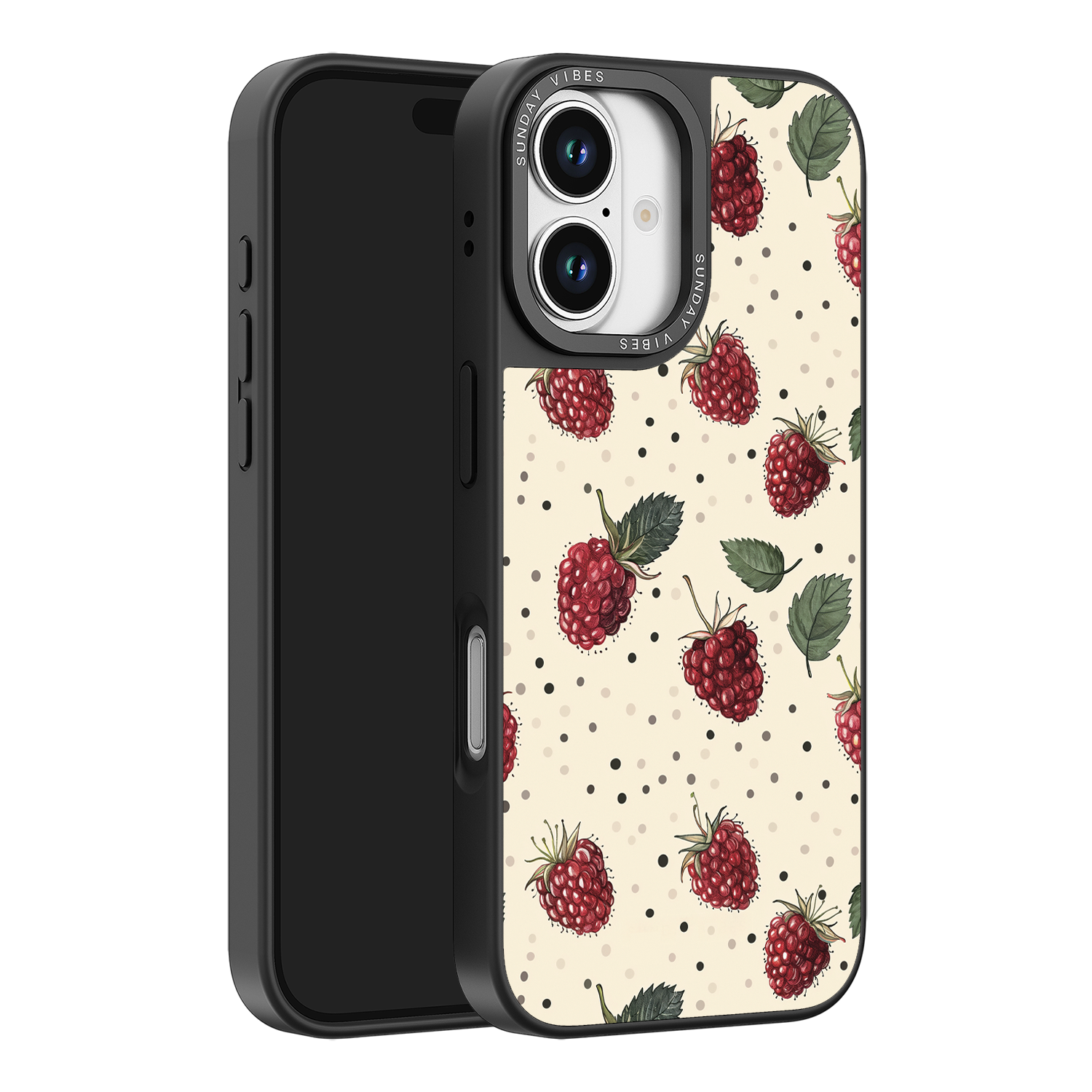 Raspberry Delight iPhone Case