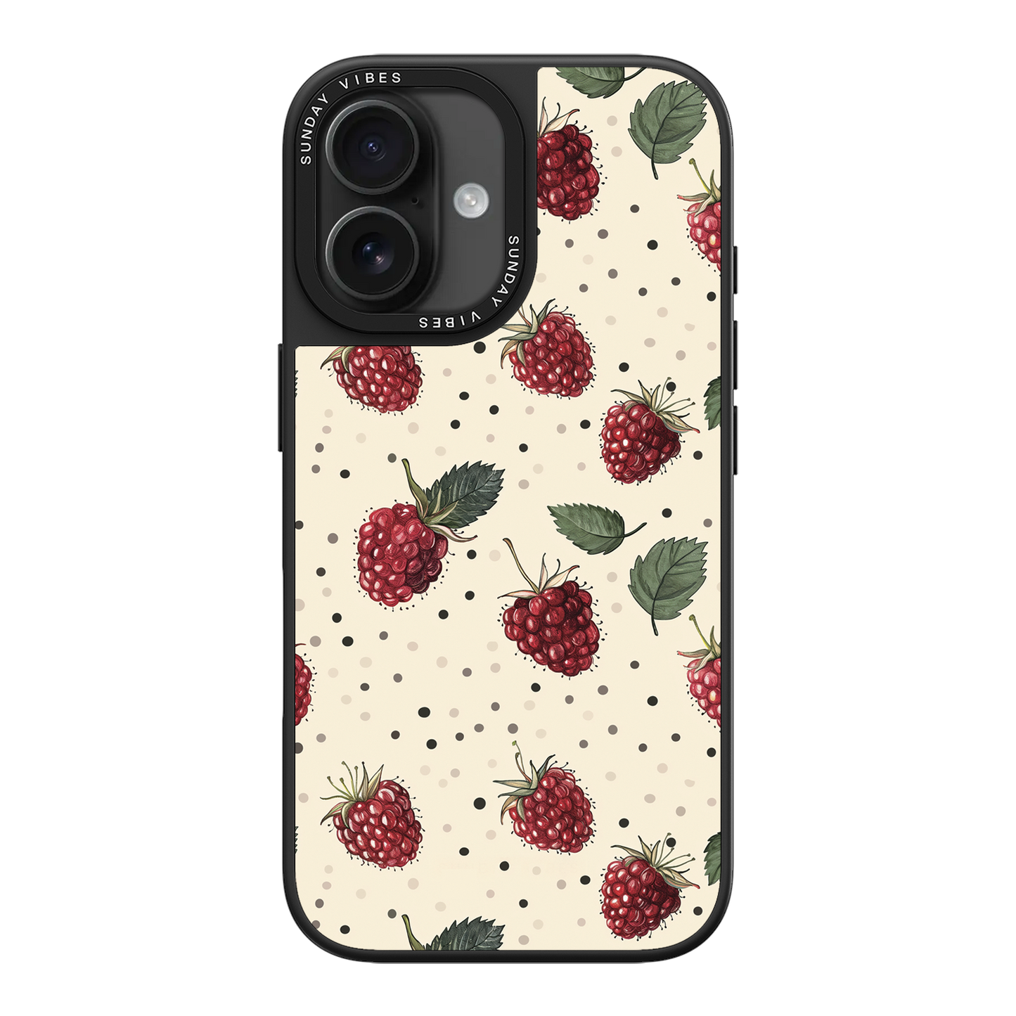 Raspberry Delight iPhone Case