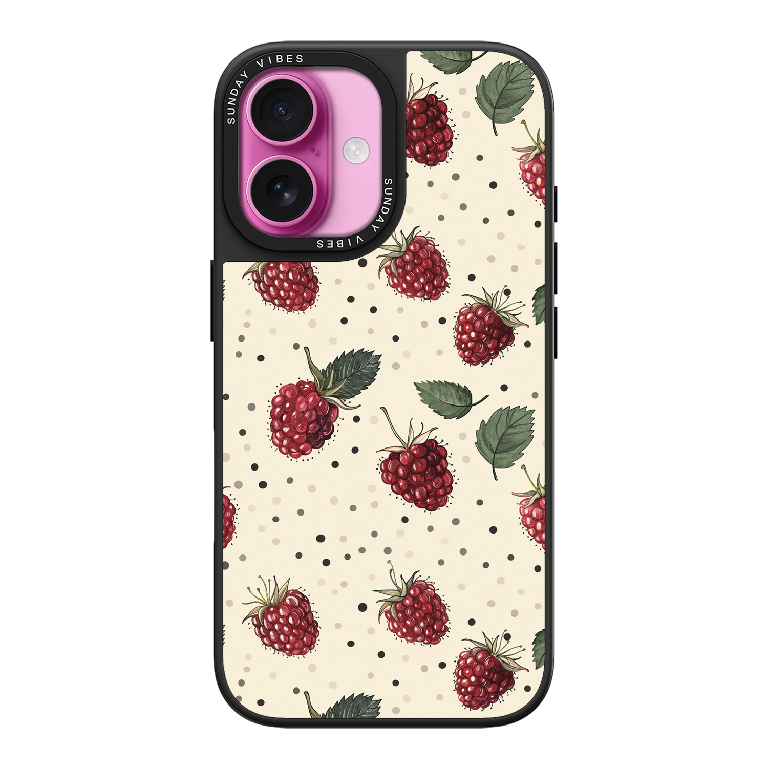 Raspberry Delight iPhone Case