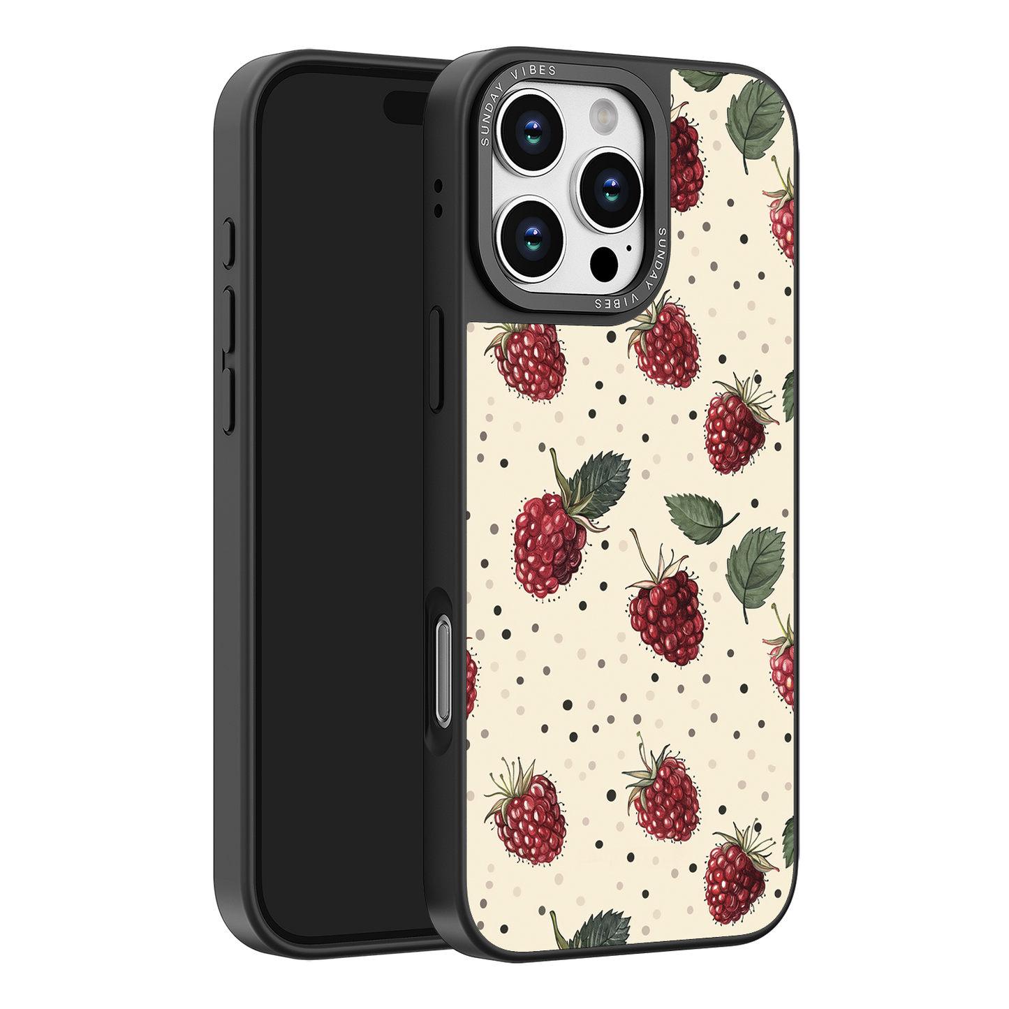Raspberry Delight iPhone Case