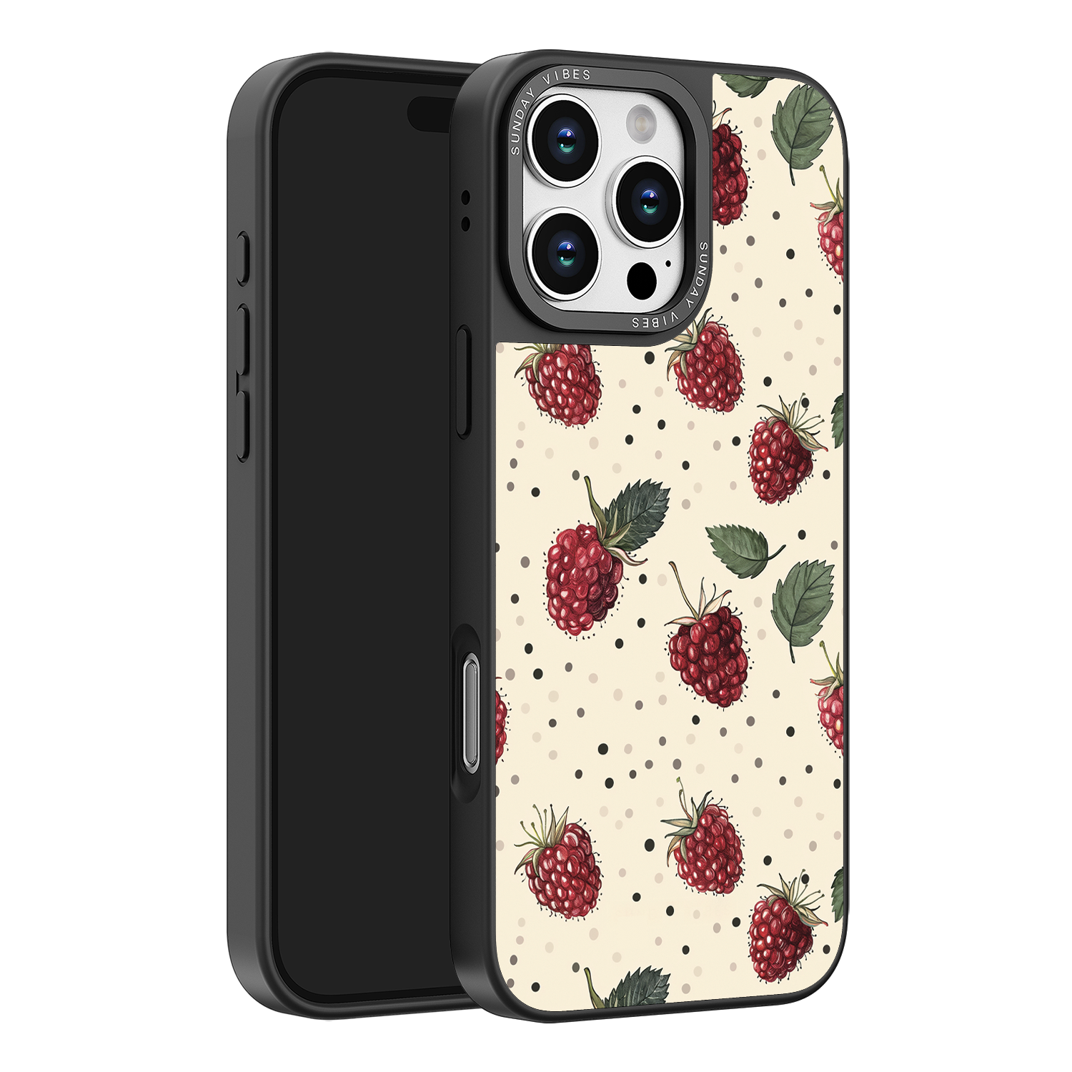 Raspberry Delight iPhone Case
