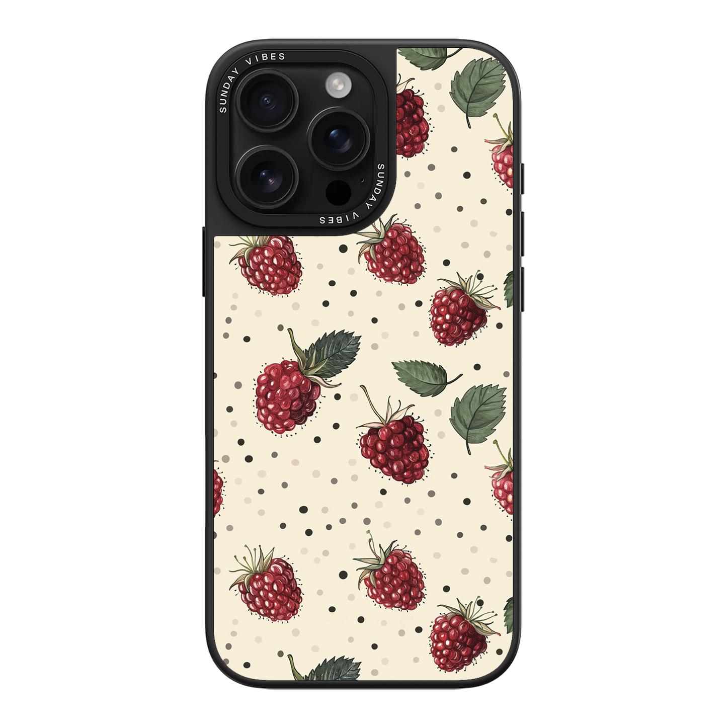 Raspberry Delight iPhone Case