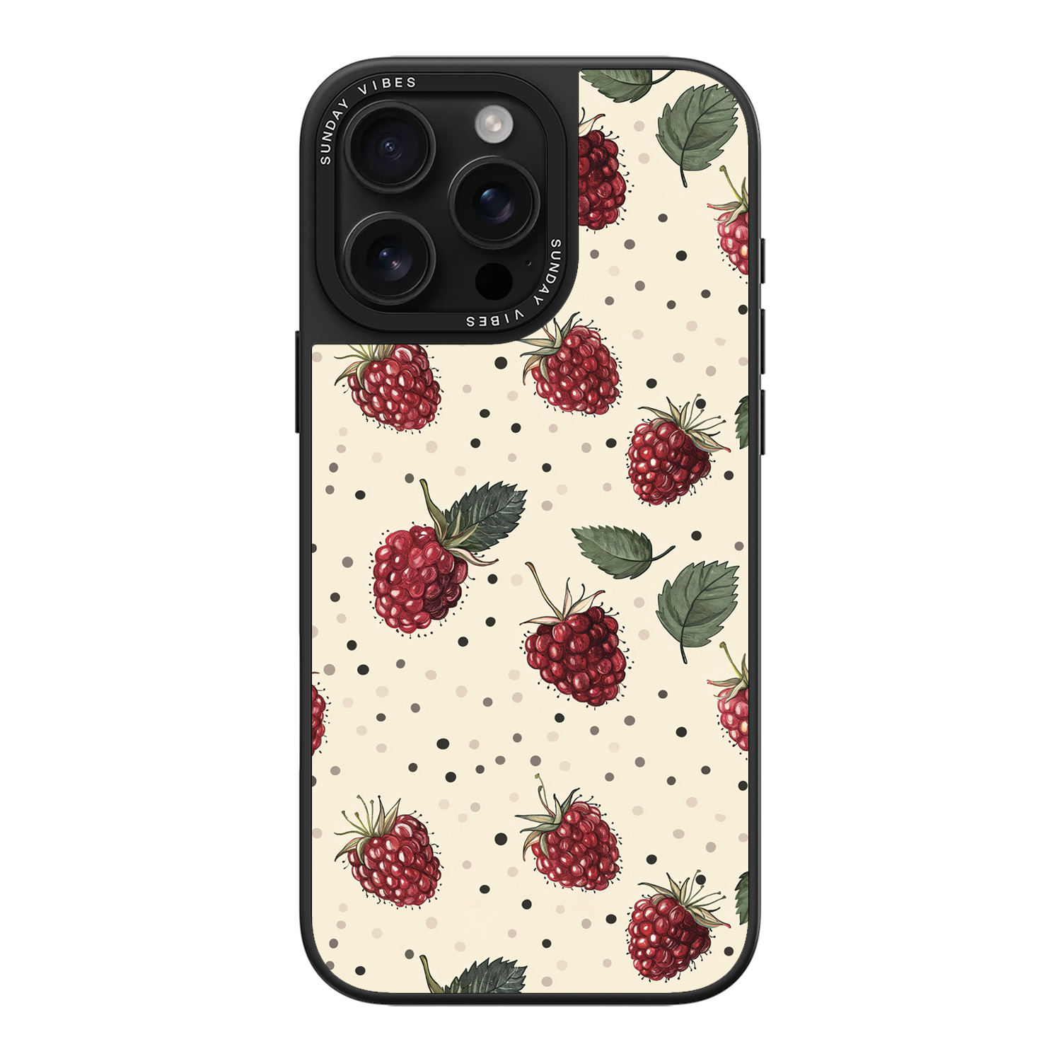 Raspberry Delight iPhone Case