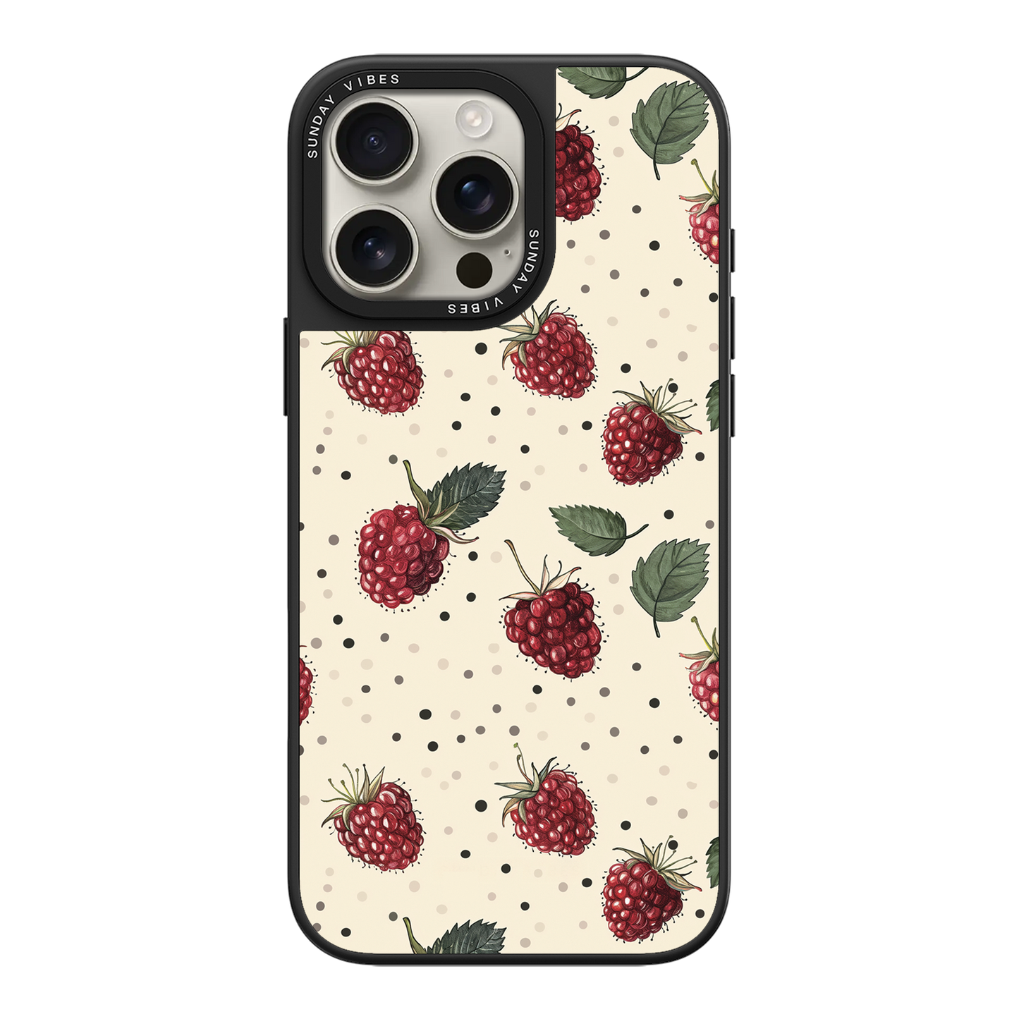 Raspberry Delight iPhone Case