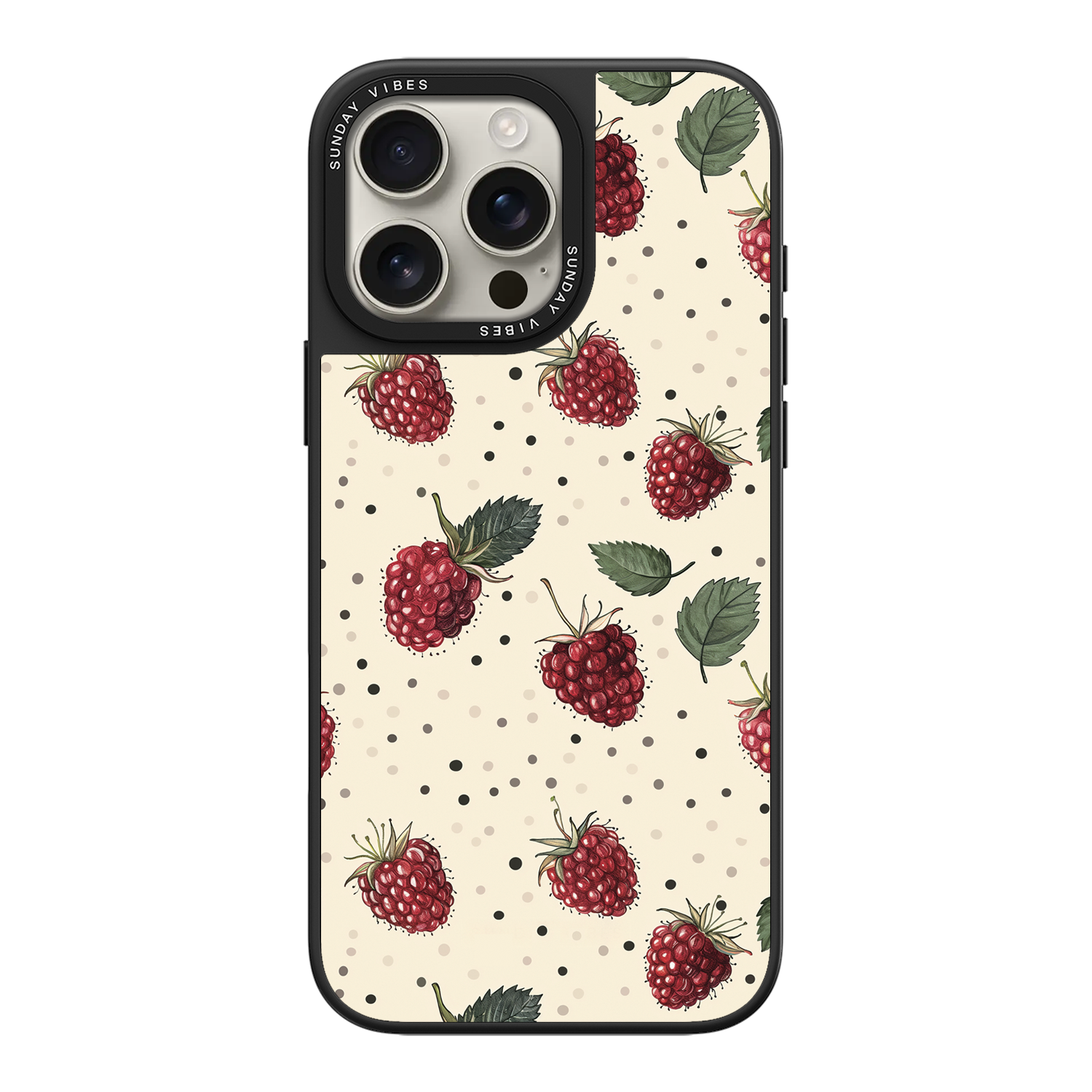 Raspberry Delight iPhone Case
