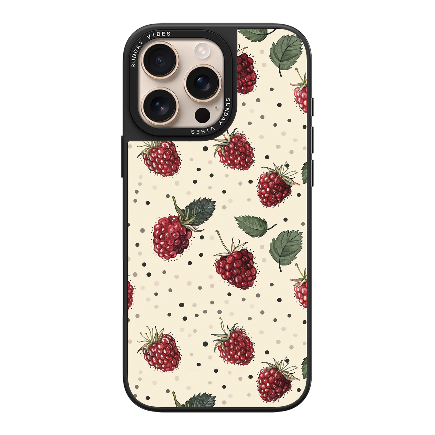 Raspberry Delight iPhone Case