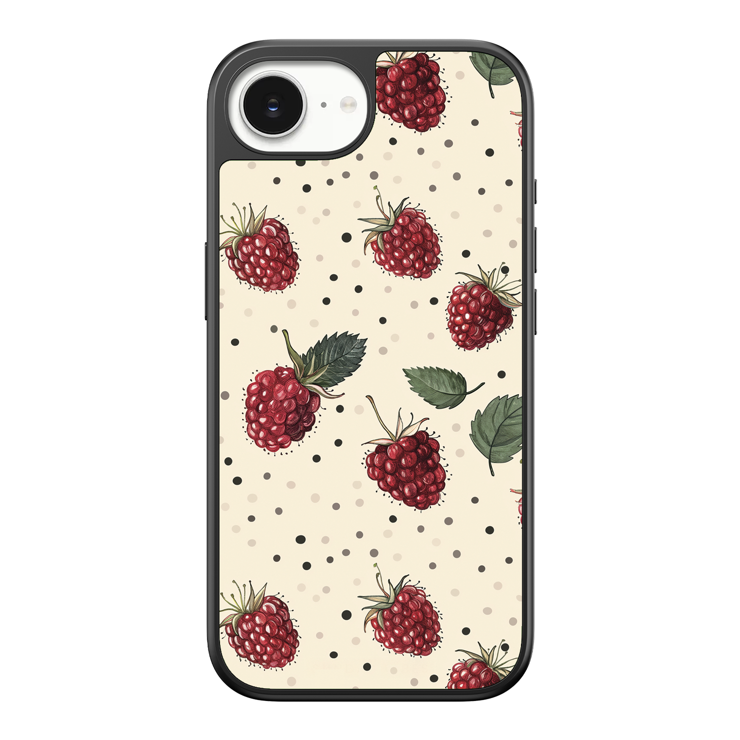 Raspberry Delight iPhone Case