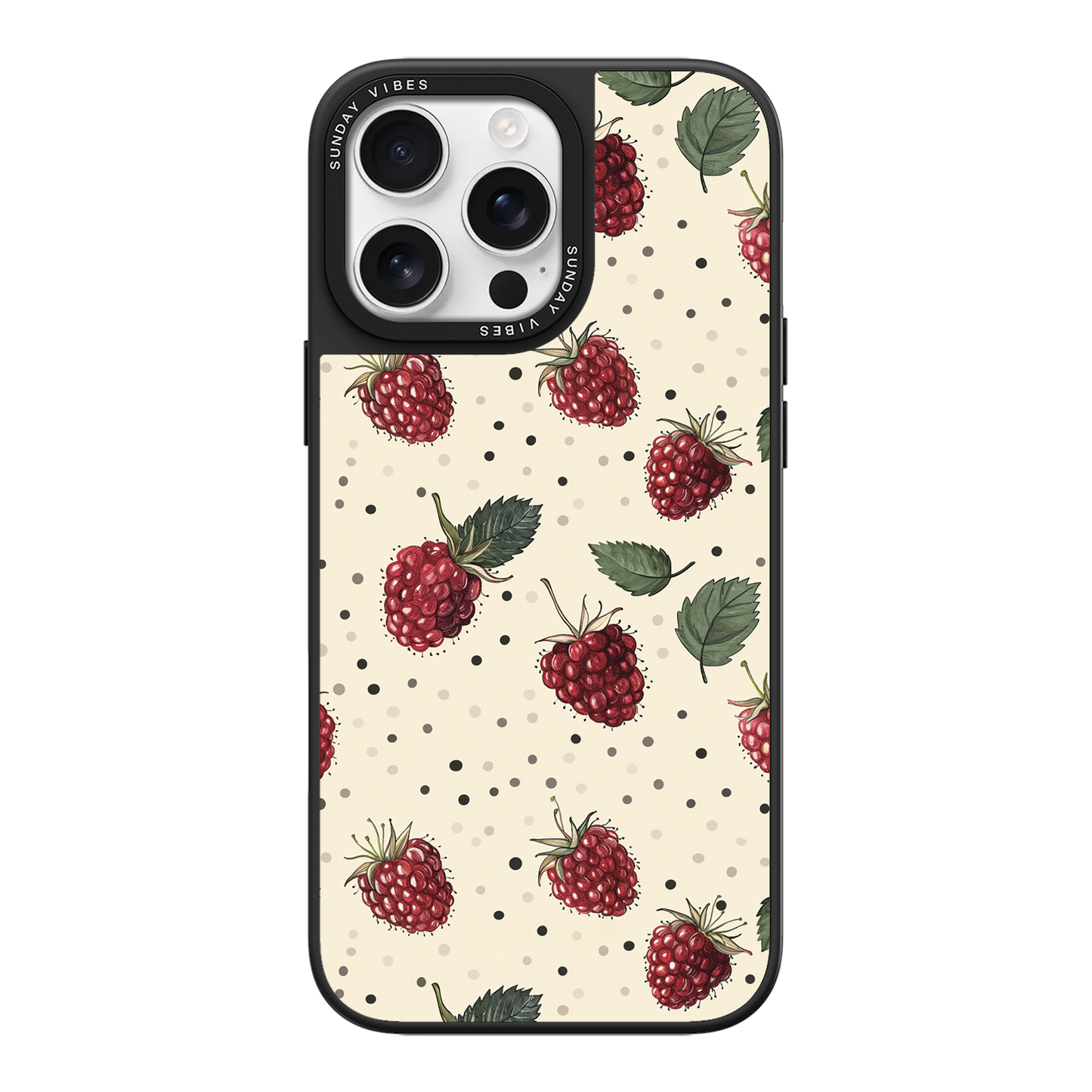 Raspberry Delight iPhone Case