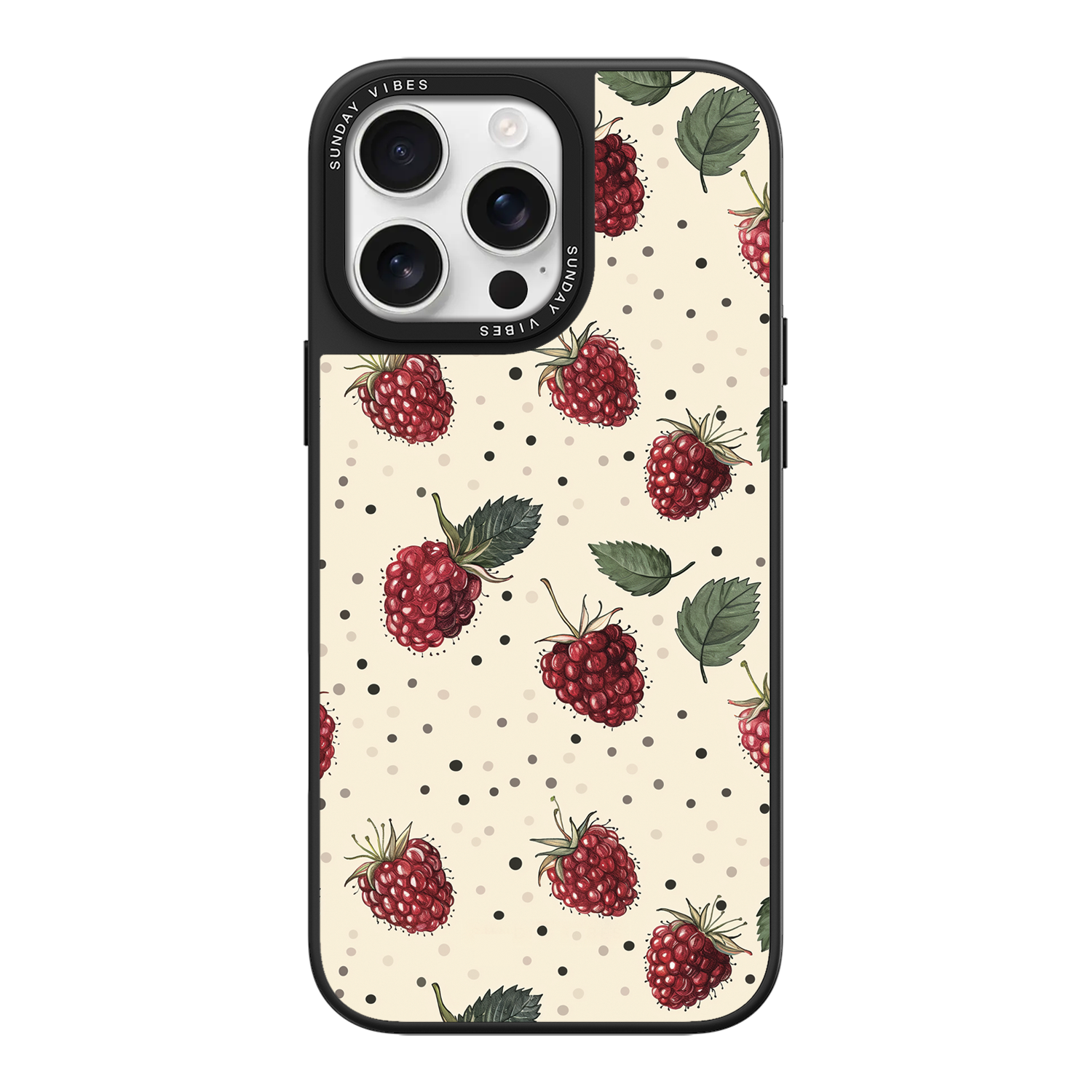 Raspberry Delight iPhone Case