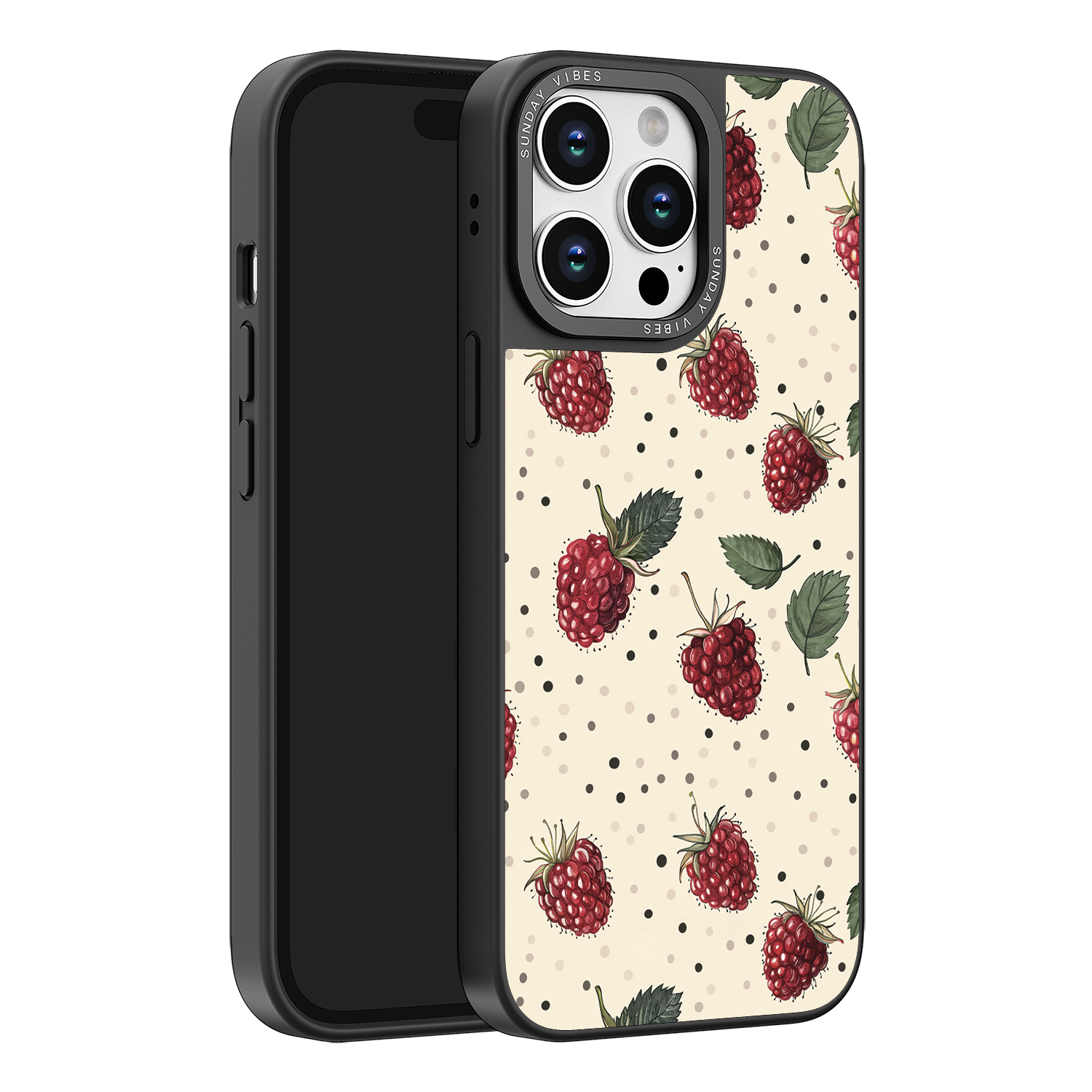 Raspberry Delight iPhone Case