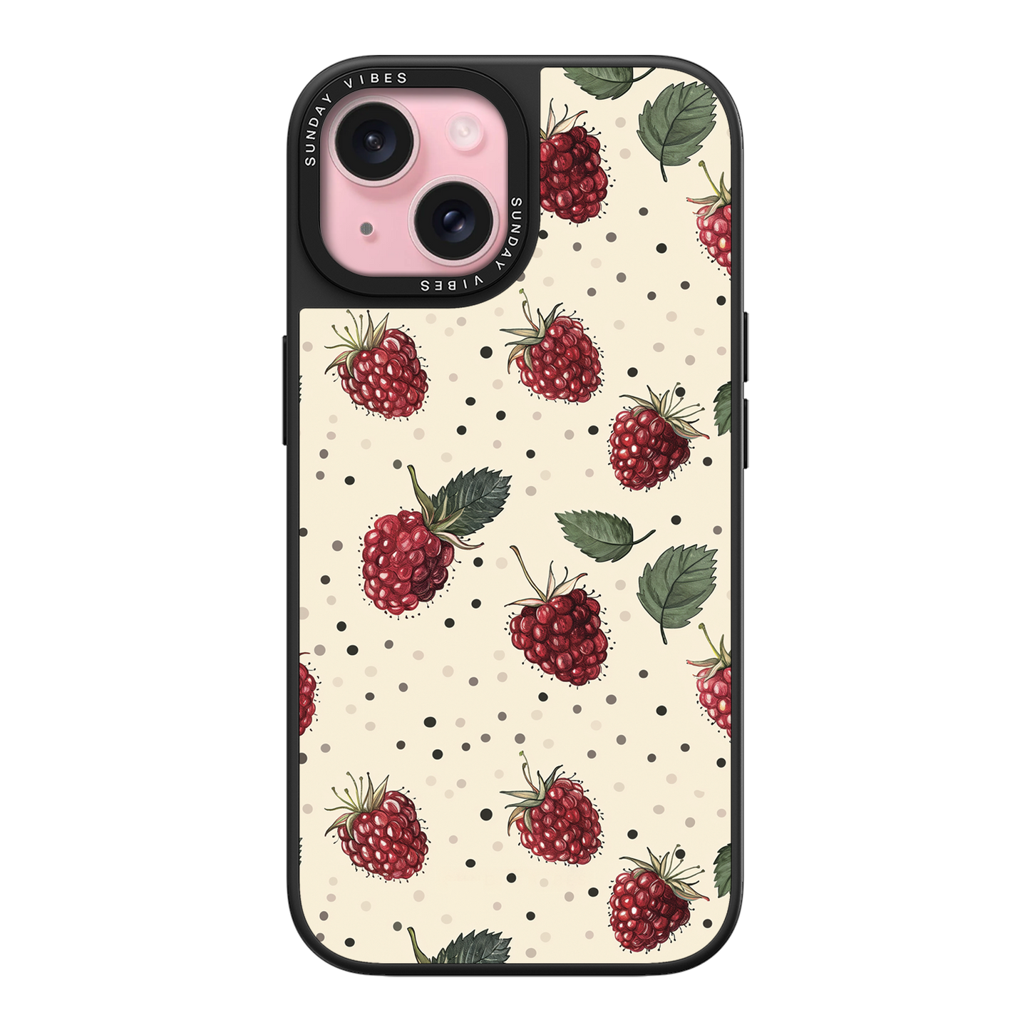 Raspberry Delight iPhone Case