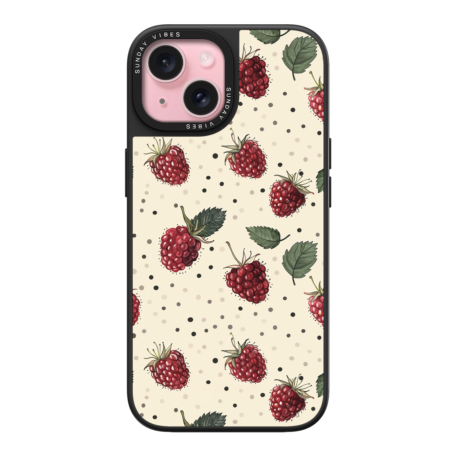 Raspberry Delight iPhone Case