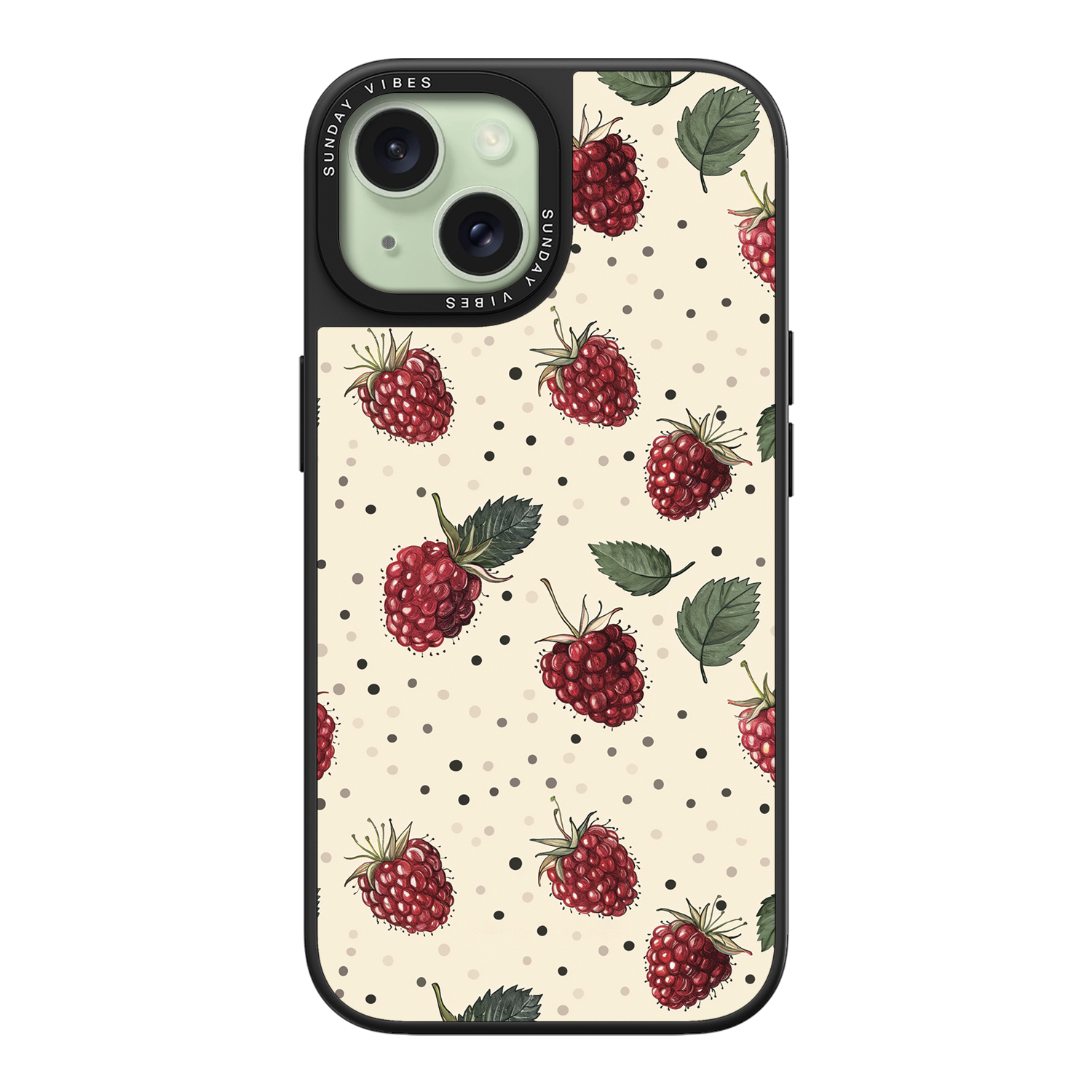 Raspberry Delight iPhone Case