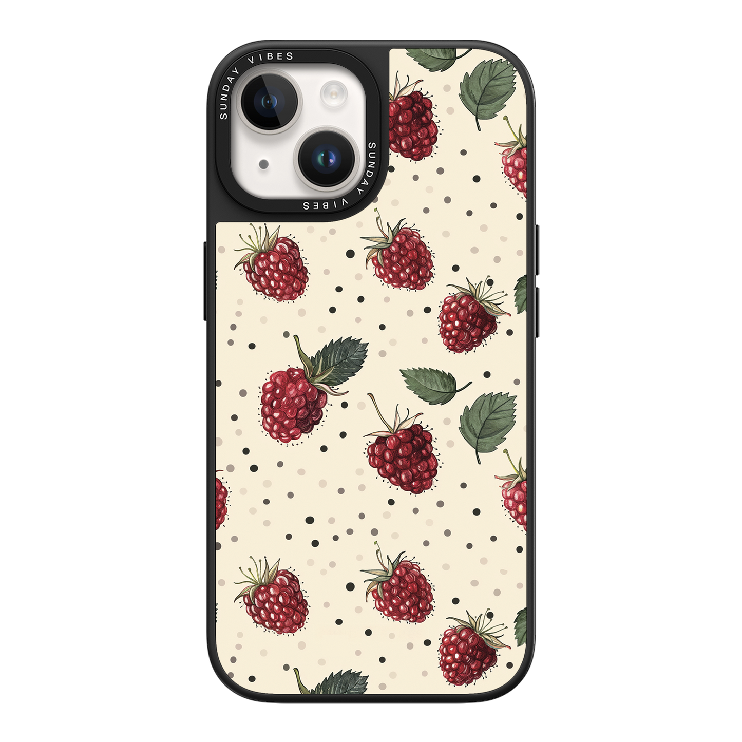Raspberry Delight iPhone Case