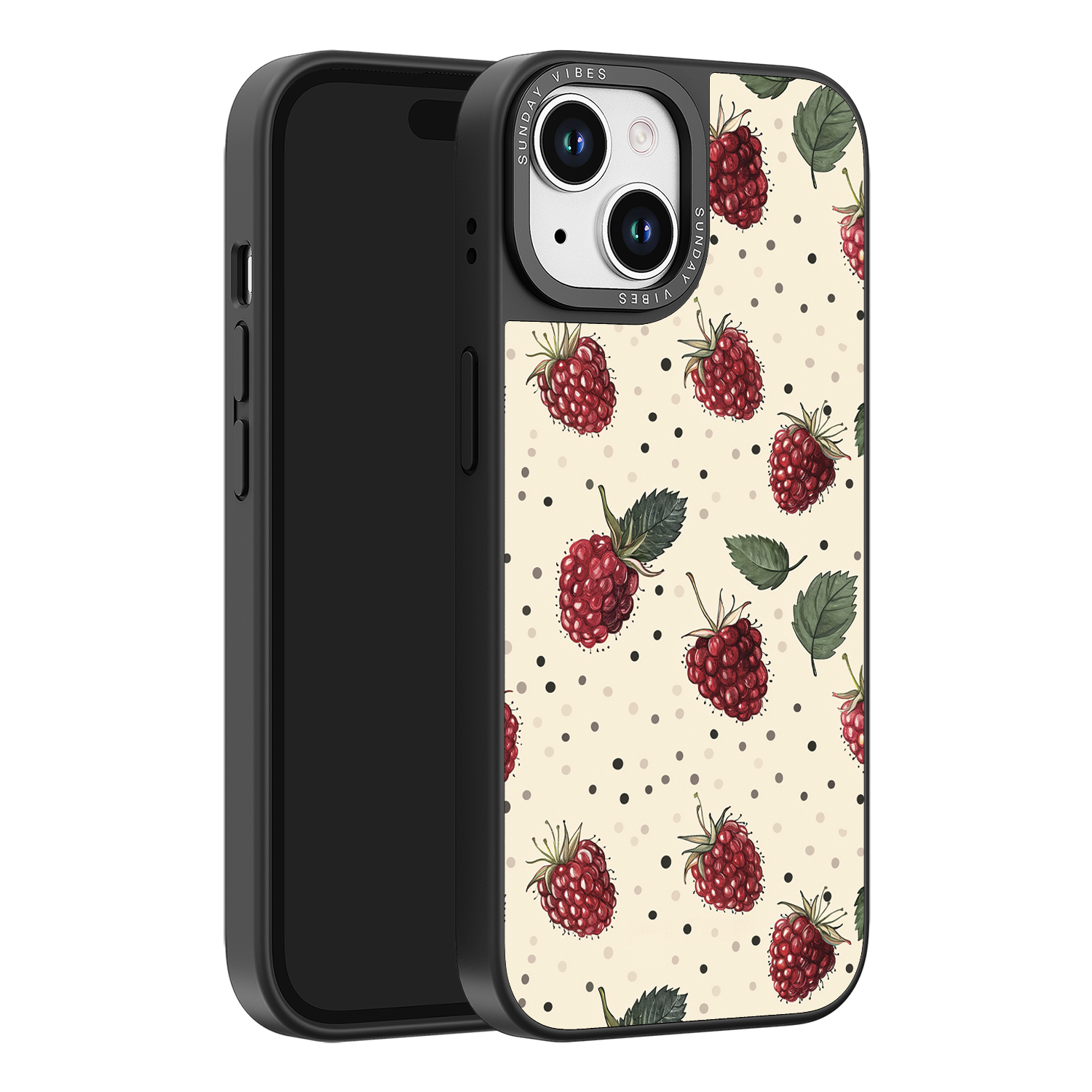 Raspberry Delight iPhone Case