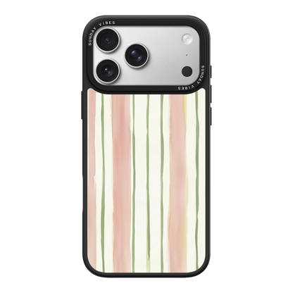 Pastel Stripe Serenade iPhone Case