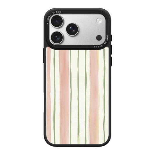 Pastel Stripe Serenade iPhone Case