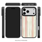 Pastel Stripe Serenade iPhone Case