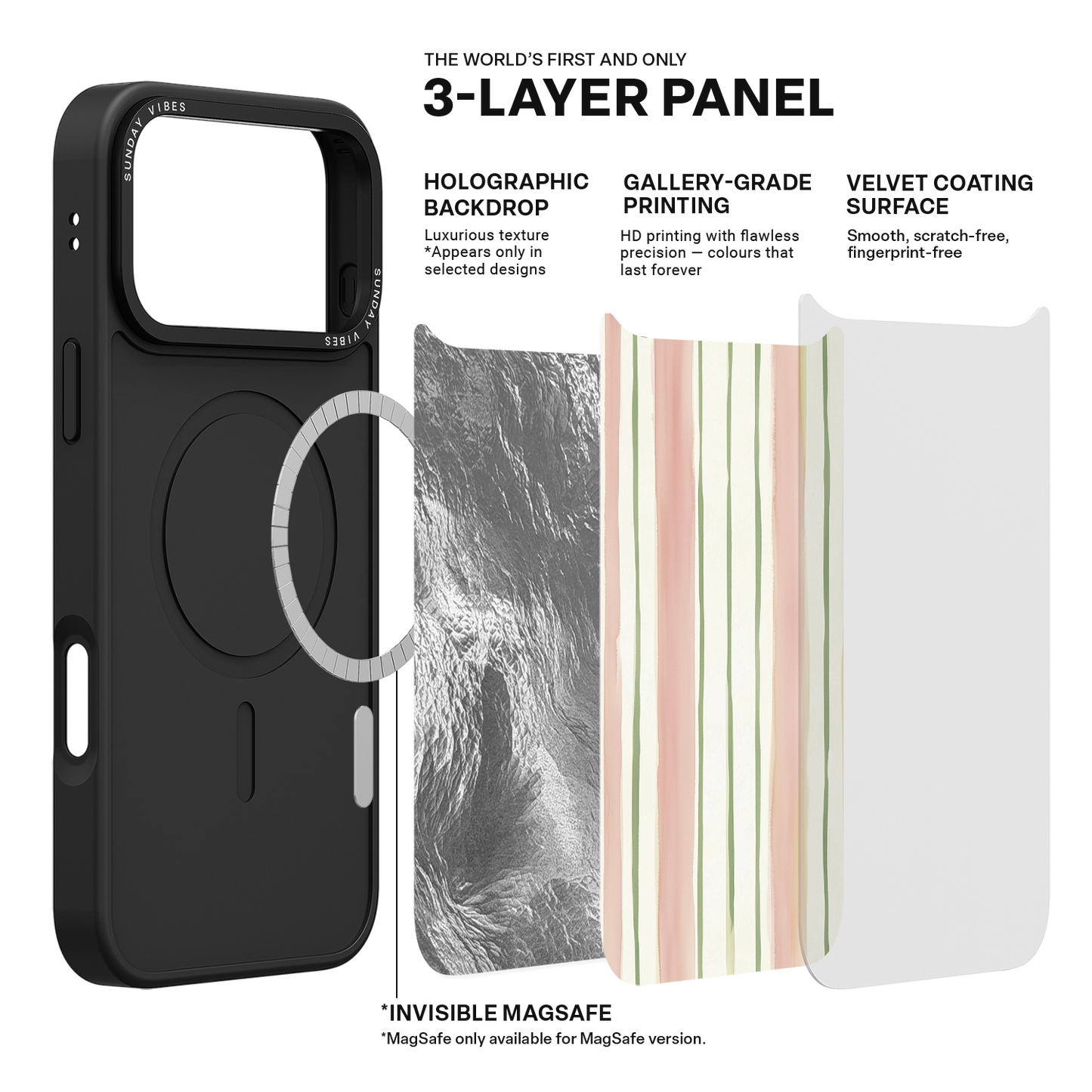Pastel Stripe Serenade iPhone Case