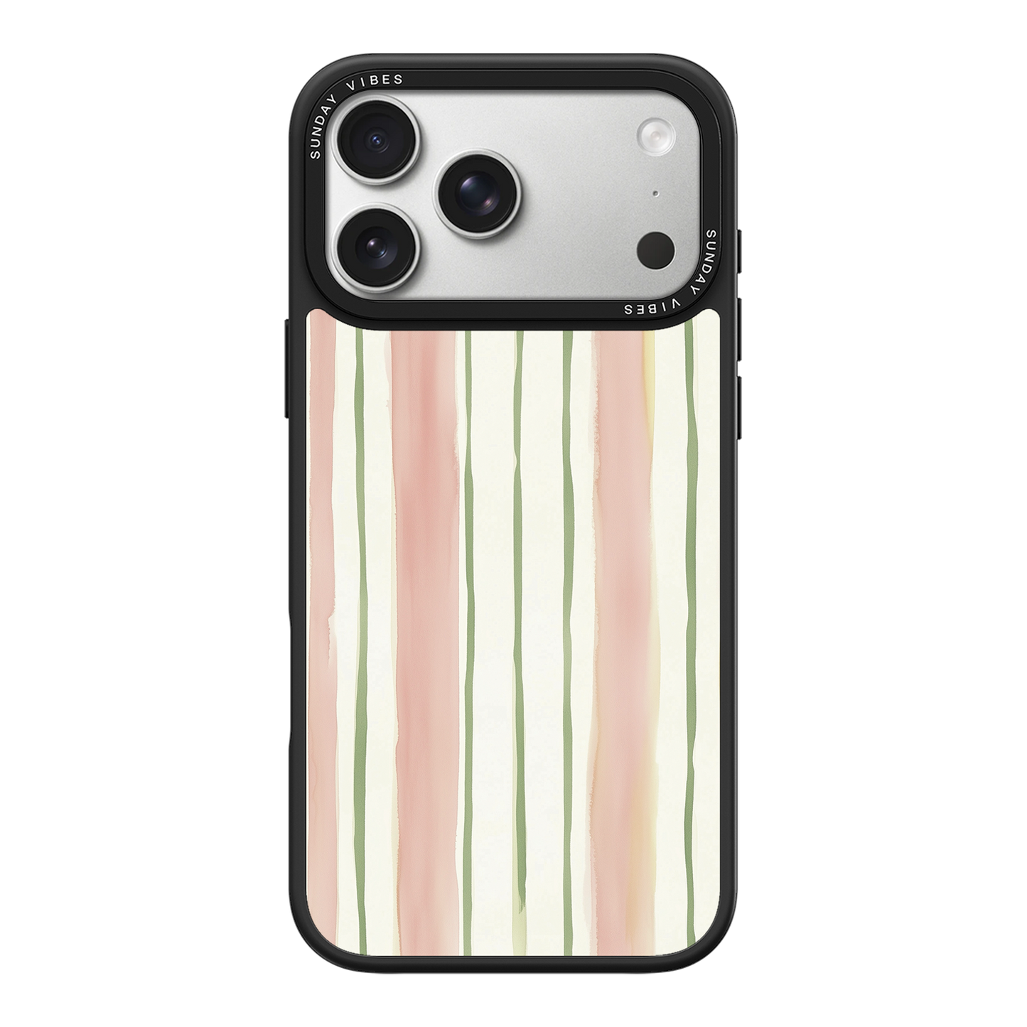 Pastel Stripe Serenade iPhone Case