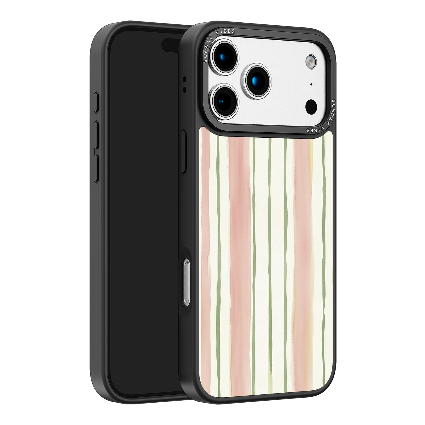 Pastel Stripe Serenade iPhone Case