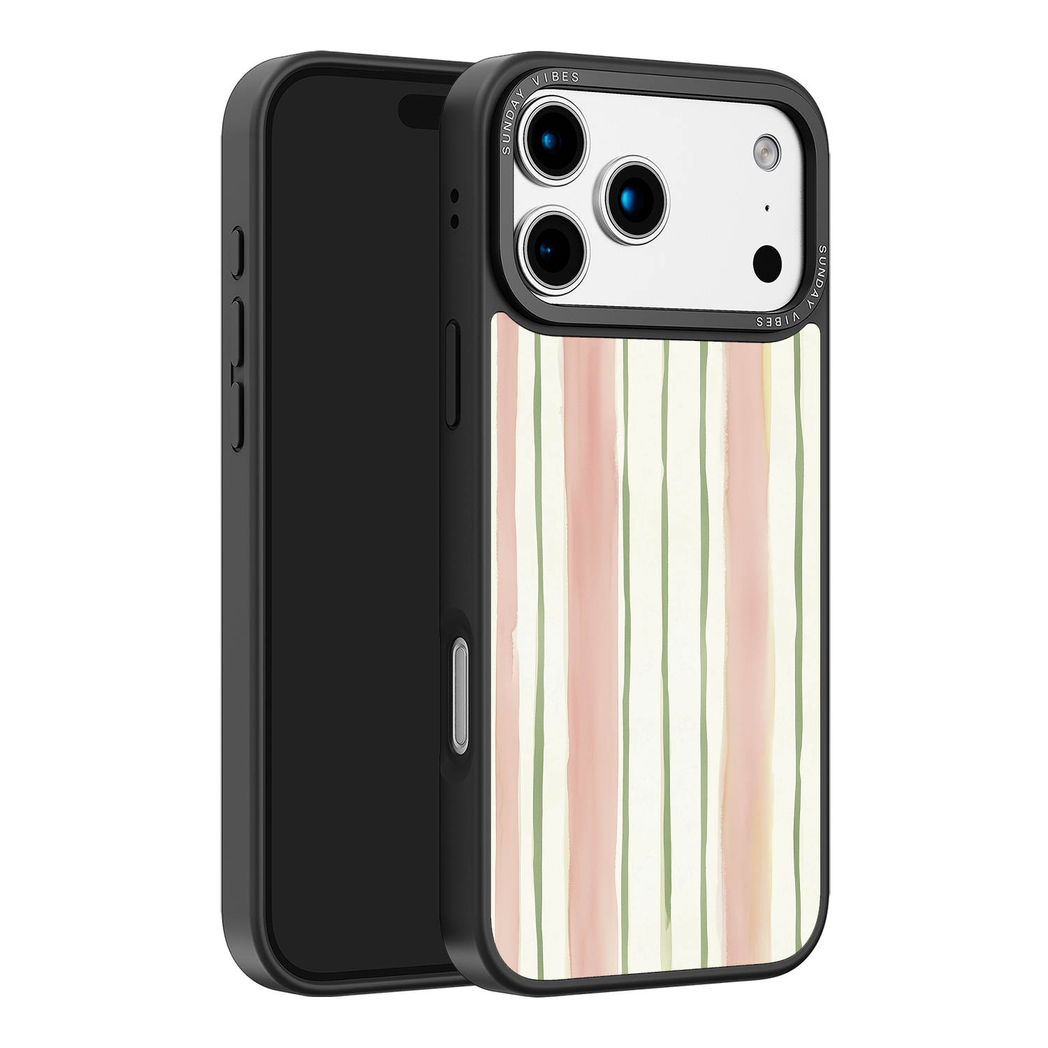 Pastel Stripe Serenade iPhone Case