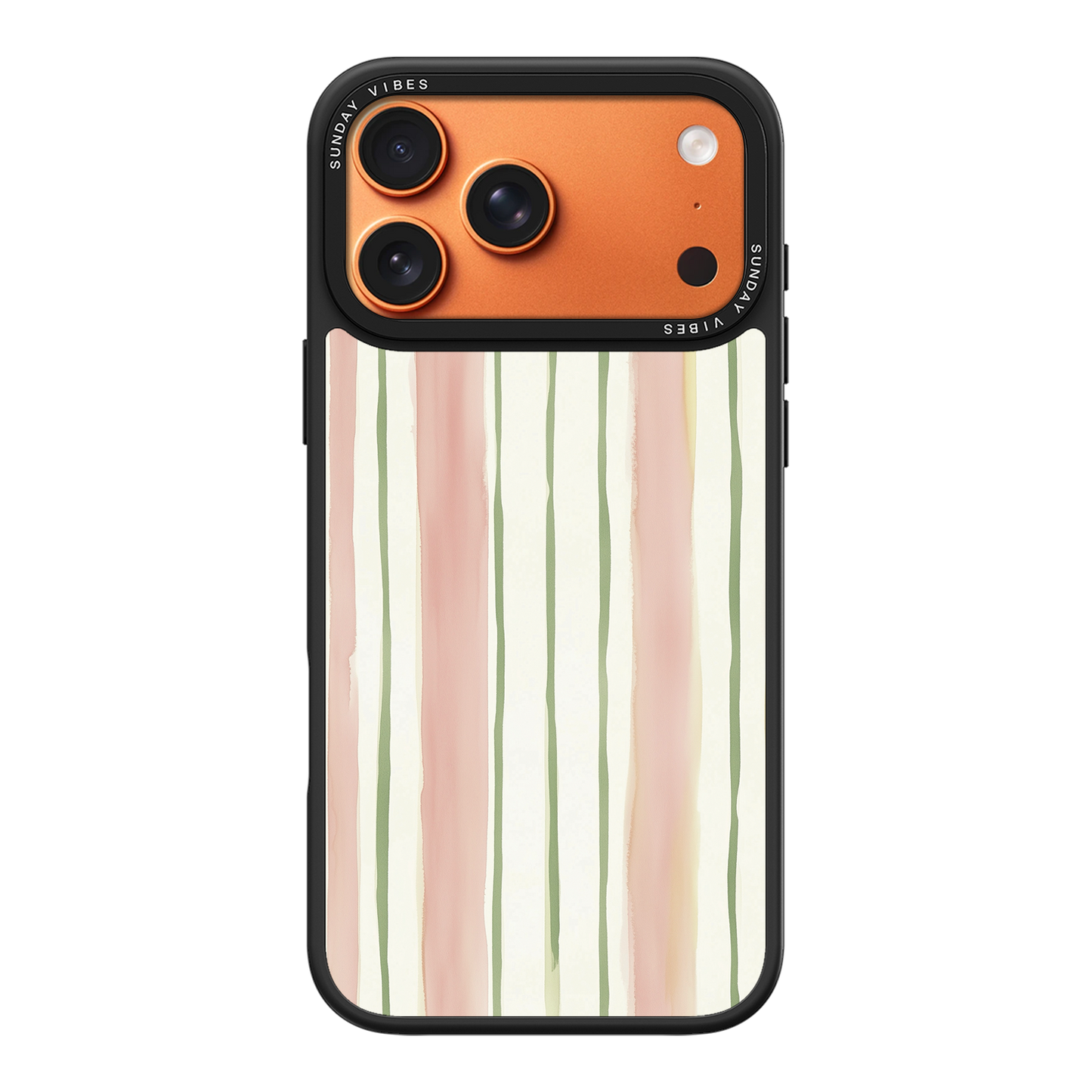 Pastel Stripe Serenade iPhone Case