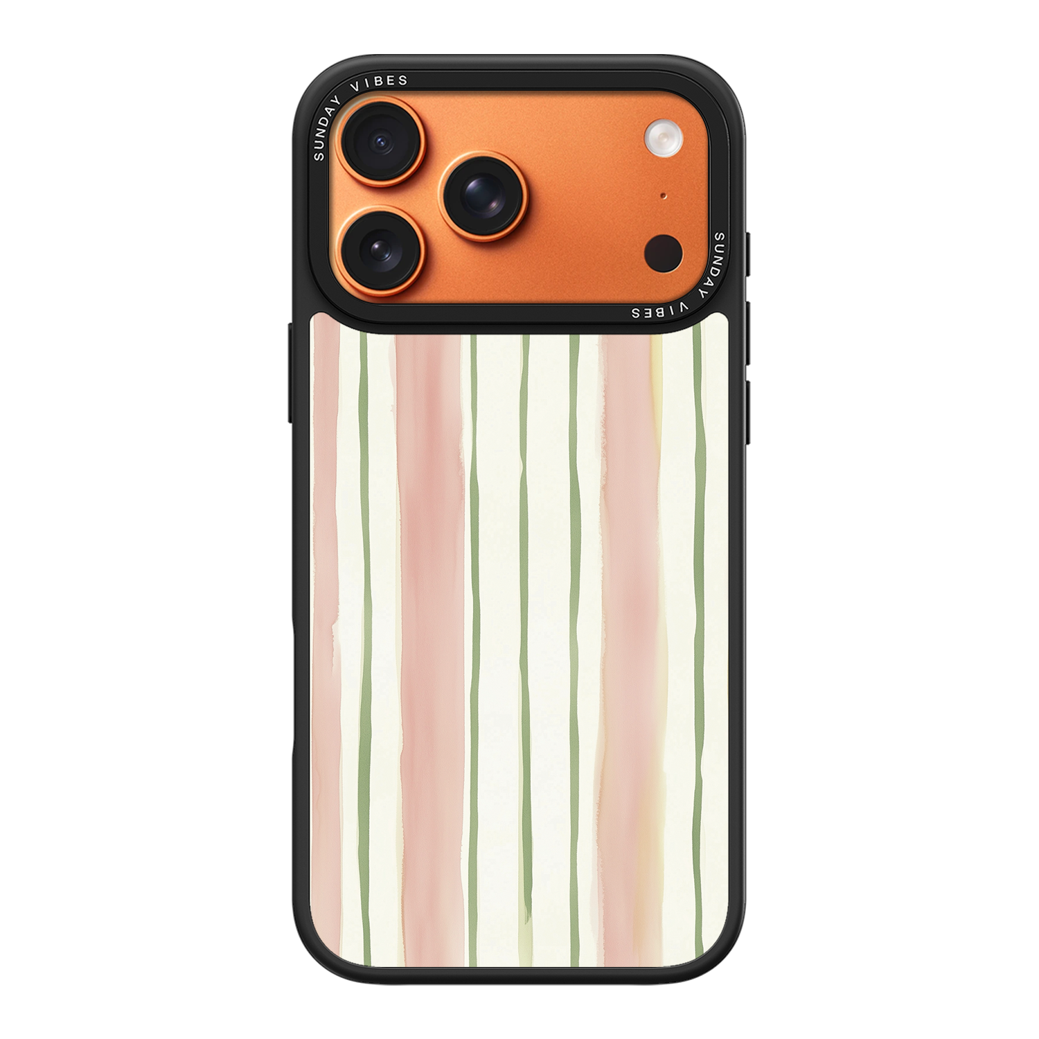 Pastel Stripe Serenade iPhone Case