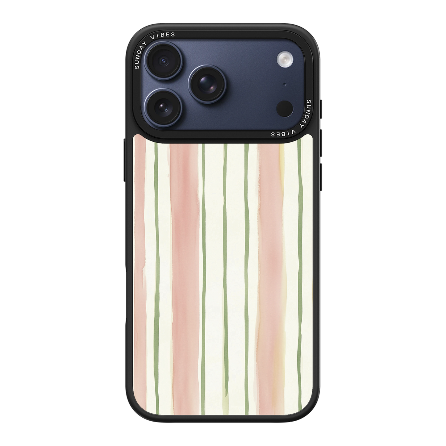 Pastel Stripe Serenade iPhone Case