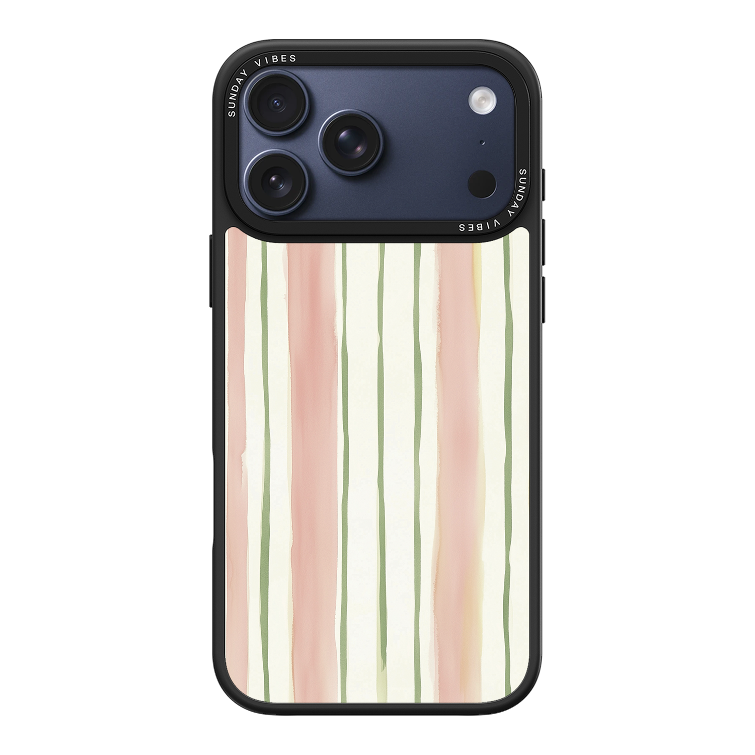 Pastel Stripe Serenade iPhone Case